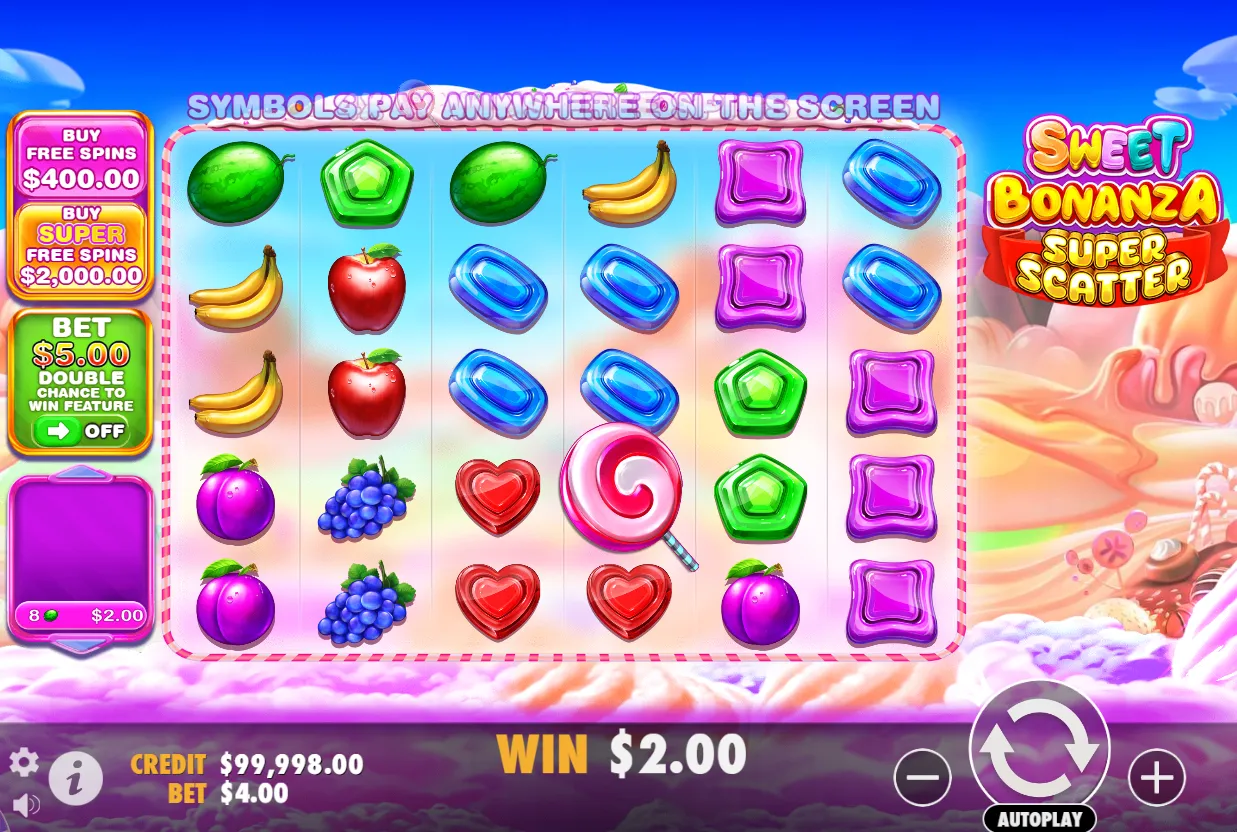 Sweet Bonanza Super Scatter demo